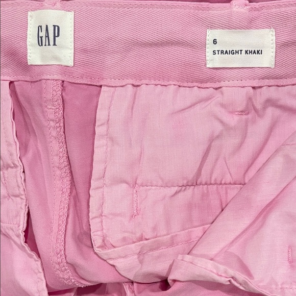 GAP Pink Women's Straight Khaki Pants Tie Dye Size 6 NWT - Picture 5 of 6